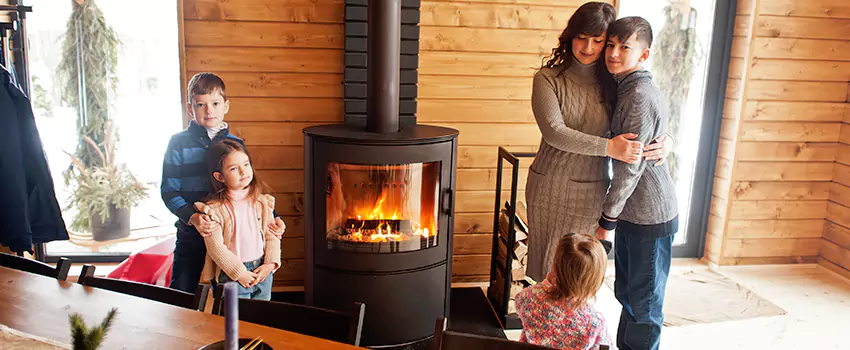 Morso Cast Iron Fireplace Insert Installation in Cheyenne, Wyoming
