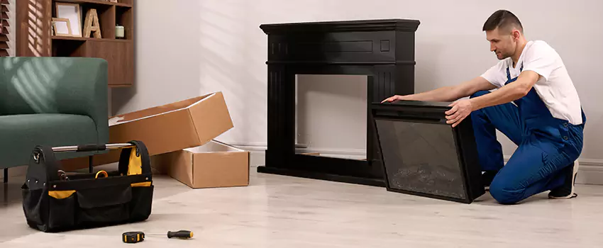 Old Rusted Metal Fireplace Repair And Replacement in Cheyenne, WY